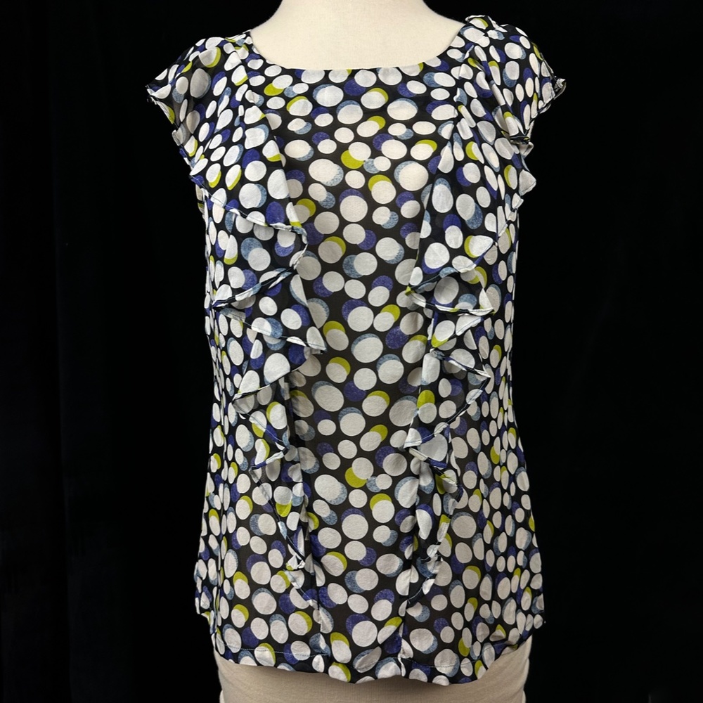 Anthropologie Portrait of a Girl Silk Top